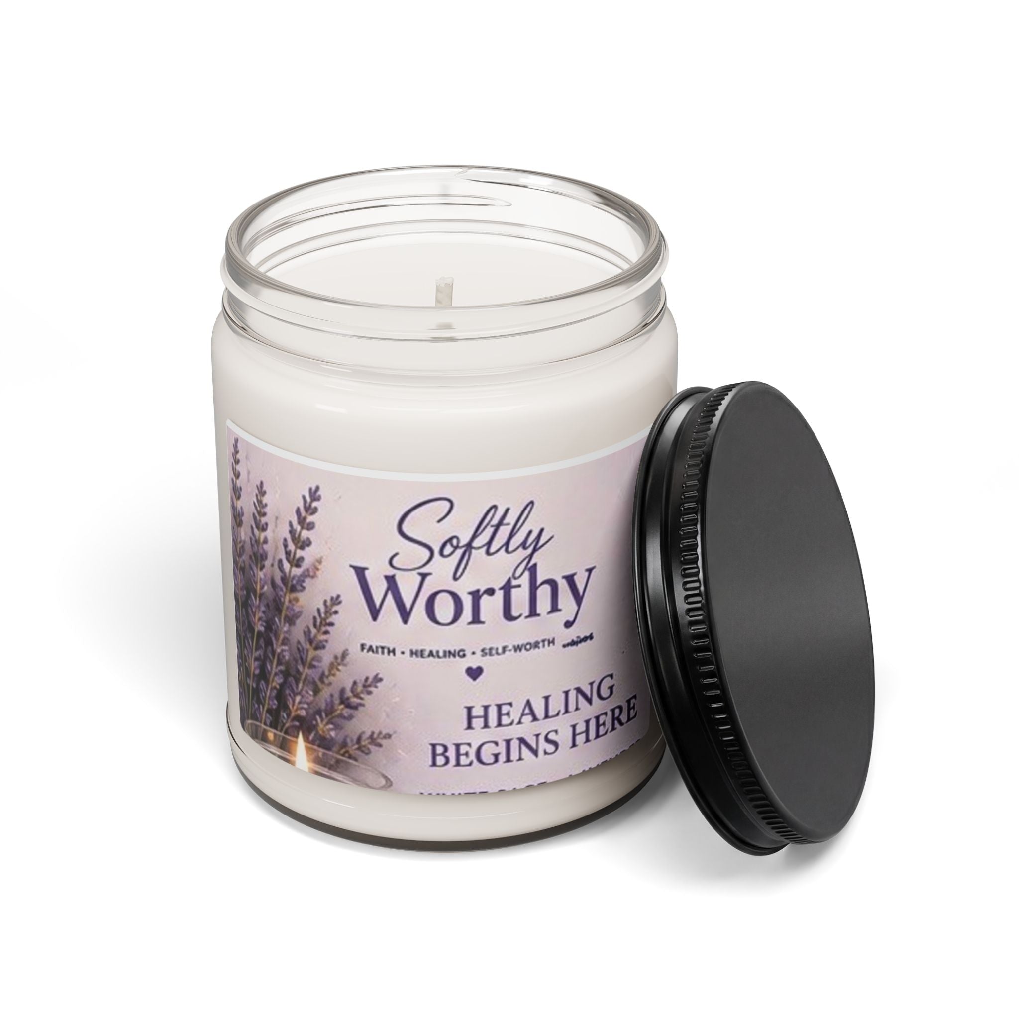 White Sage + Lavender Soy Wax  Candle, 9oz