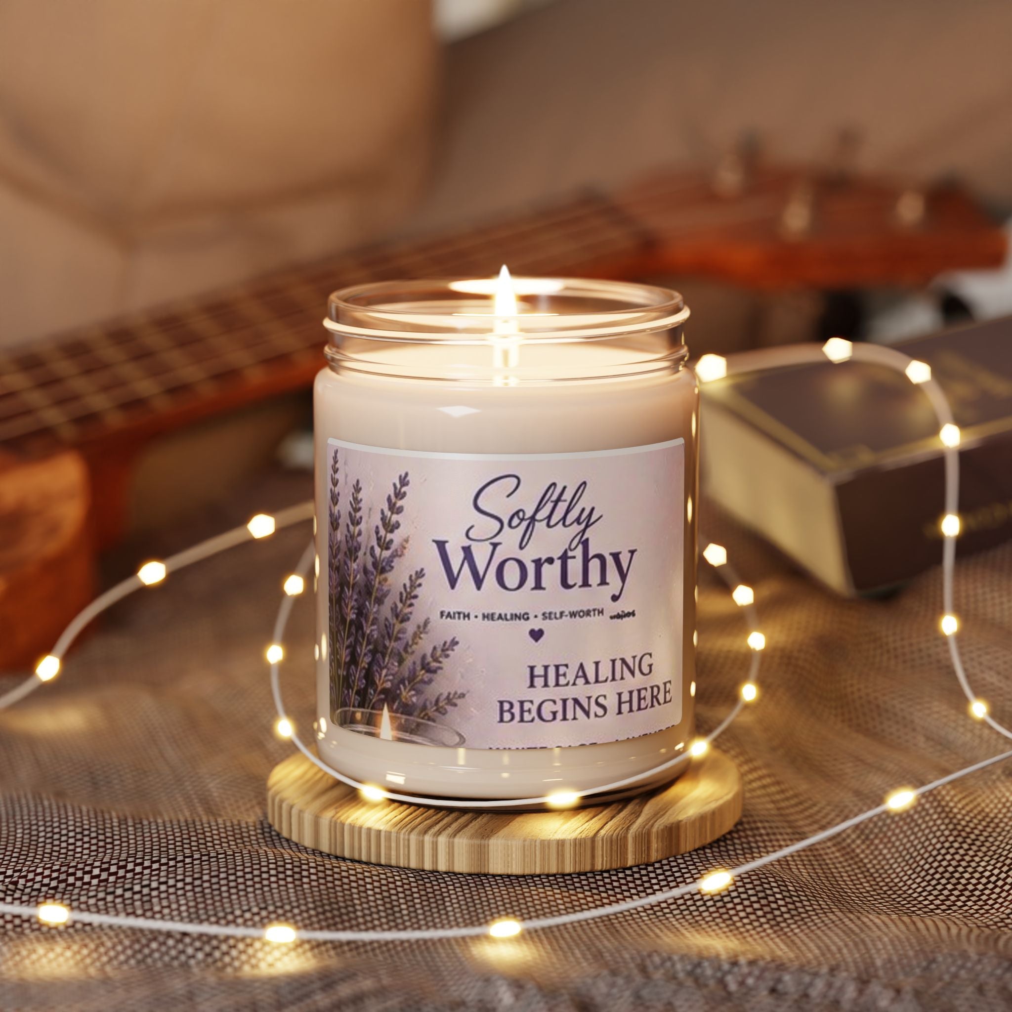 White Sage + Lavender Soy Wax  Candle, 9oz